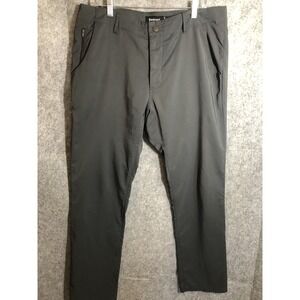 Betabrand Pants Mens 34x34 Gray Straight Leg Stretch Chino Performance Travel